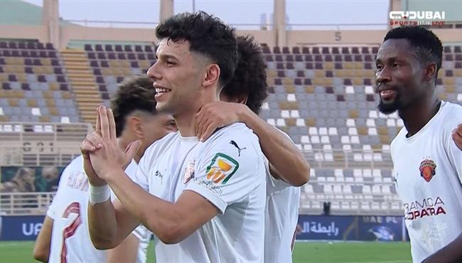 هدف احمد بلحاج في مرمي بيراميدز بكأس السوبر المصري