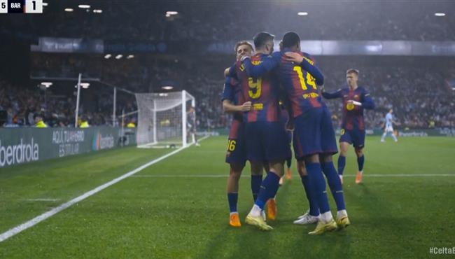 اهداف مباراة برشلونة وسيلتا فيجو في الدوري الاسباني
