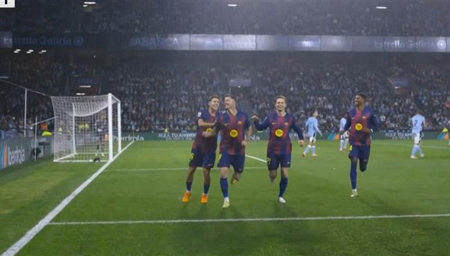 هدف ليفاندوفسكي في مرمي سيلتا فيجو بالدوري الاسباني