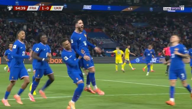 اهداف مباراة فرنسا واوكرانيا في تصفيات كأس العالم