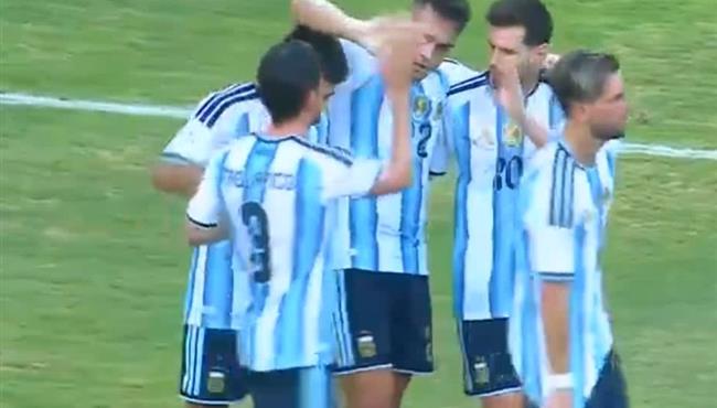 اهداف مباراة الارجنتين وانجولا الودية