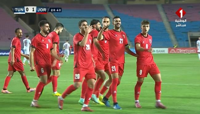 اهداف مباراة تونس والاردن الودية