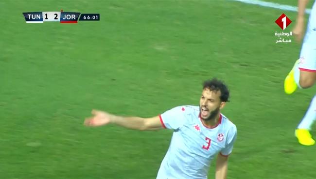 هدف تعادل تونس مع الاردن (22) مباراة ودية