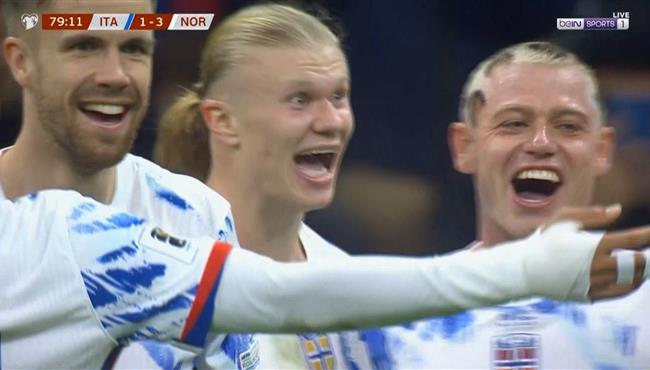 اهداف مباراة ايطاليا والنرويج في تصفيات كأس العالم