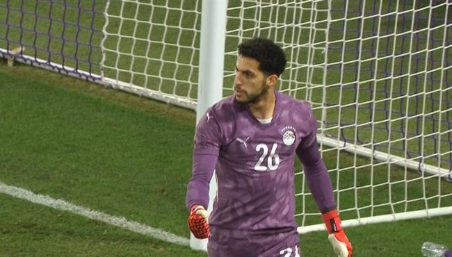 مصطفى شوبير يتألق ويتصدي لـ ركلة جزاء في مباراة مصر وكاب فيردي ورد فعل الشناوي