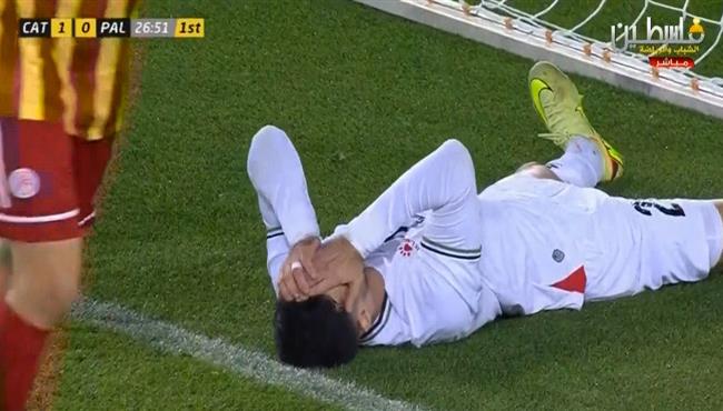 هدف كتالونيا الثاني في مرمي فلسطين