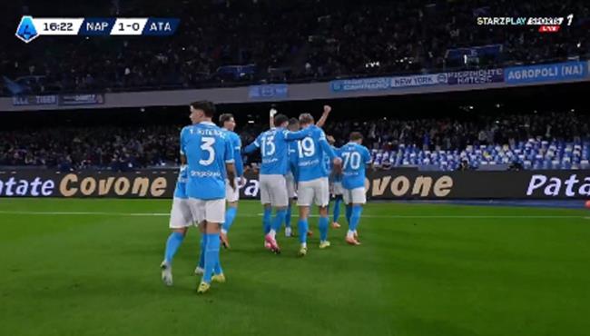 اهداف مباراة نابولي واتالانتا (31) الدوري الايطالي