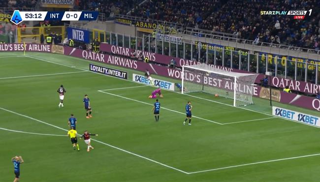 اهداف مباراة ميلان وانتر في الدوري الايطالي