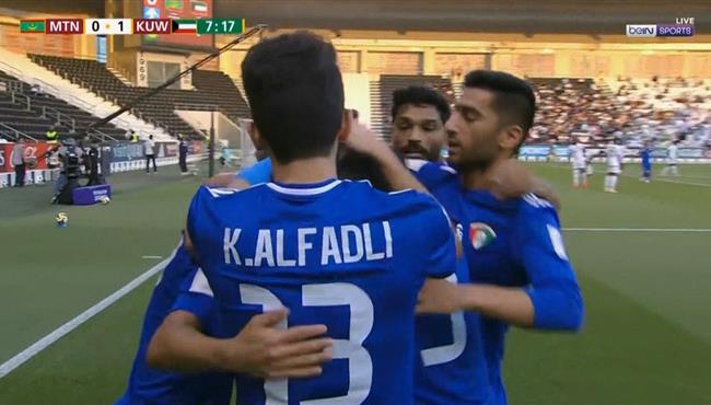 هدف الكويت الاول في مرمي موريتانيا بكأس العرب