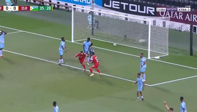 هدف البحرين الاول في مرمي جيبوتي بكأس العرب