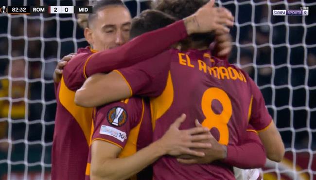 اهداف مباراة روما وميتلاند في الدوري الاوروبي