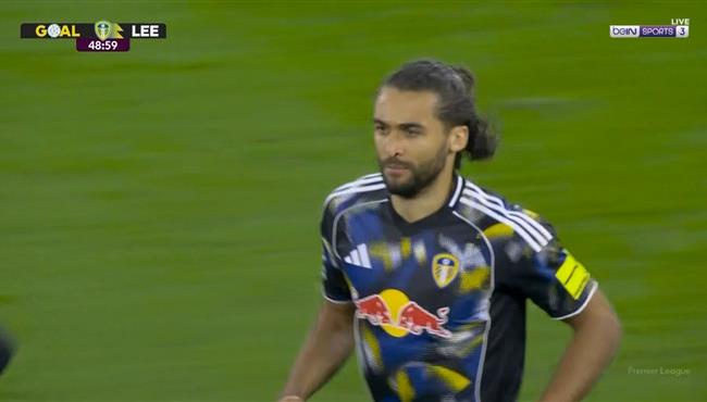 هدف ليدز يونايتد الاول في مرمي مانشستر سيتي بالدوري الانجليزي