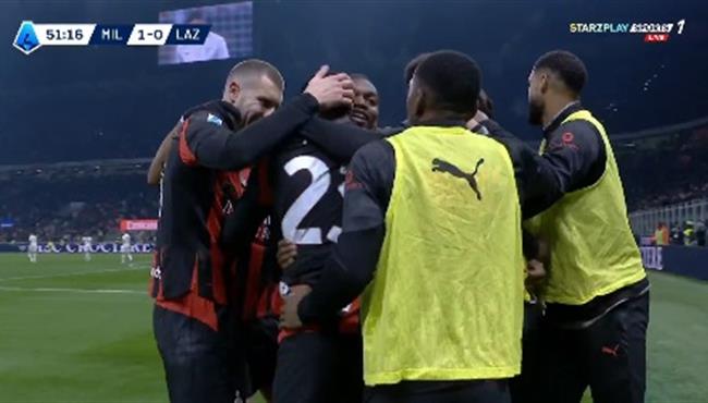 اهداف مباراة ميلان ولاتسيو في الدوري الايطالي