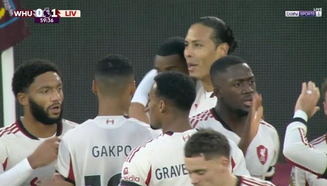 اهداف مباراة ليفربول ووست هام في الدوري الانجليزي