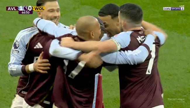 هدف فوز استون فيلا الصاروخي علي ولفرهامبتون (10) الدوري الانجليزي