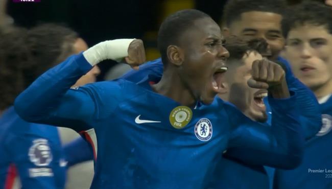 هدف تشيلسي الاول في مرمي ارسنال بالدوري الانجليزي