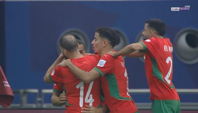 هدف المغرب الاول في مرمي جزر القمر بكأس العرب