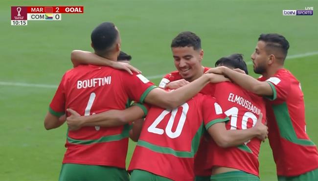 هدف المغرب الثاني في مرمي جزر القمر بكأس العرب