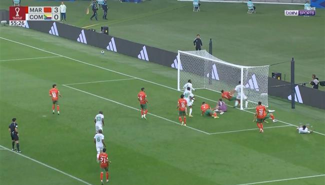 هدف جزر القمر الاول في مرمي المغرب بكأس العرب