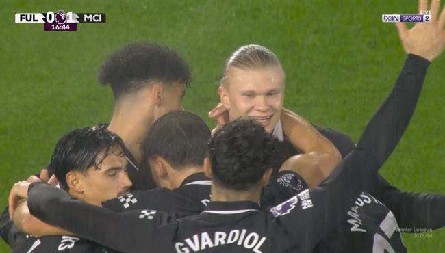 اهداف مباراة مانشستر سيتي وفولهام في الدوري الانجليزي