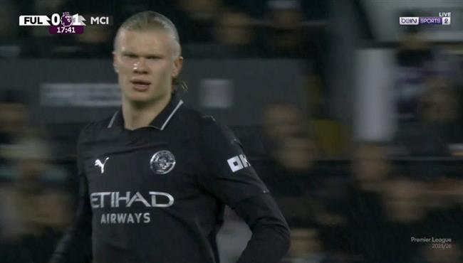 هدف هالاند في مرمي فولهام بالدوري الانجليزي