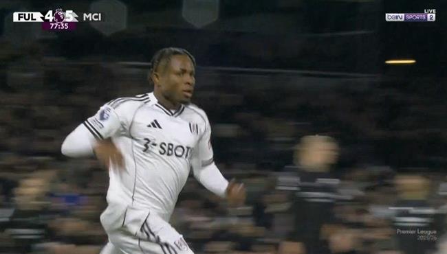 هدف فولهام الرابع في مرمي مانشستر سيتي بالدوري الانجليزي