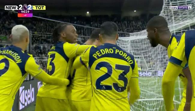 اهداف مباراة توتنهام ونيوكاسل في الدوري الانجليزي