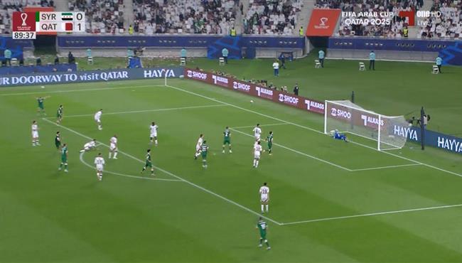 اهداف مباراة قطر وسوريا في كاس العرب