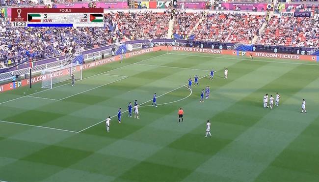 هدف الاردن الاول الخرافي في مرمي الكويت بكأس العرب