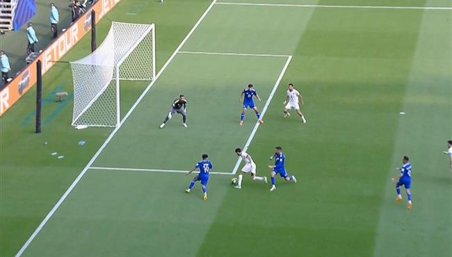 بعد مهارة رائعة من يزن النعيمات .. القائم يحرم الاردن من هدف امام الكويت