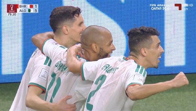 اهداف مباراة الجزائر والبحرين في كأس العرب