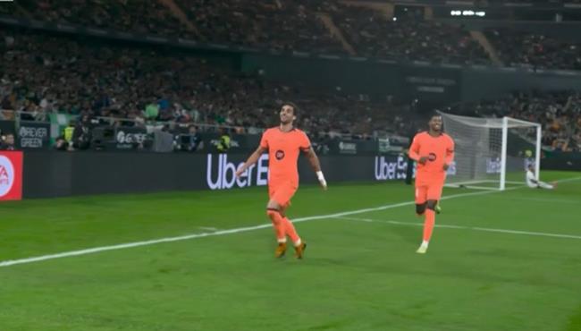 هدف برشلونة الثاني في مرمي ريال بيتيس بالدوري الاسباني