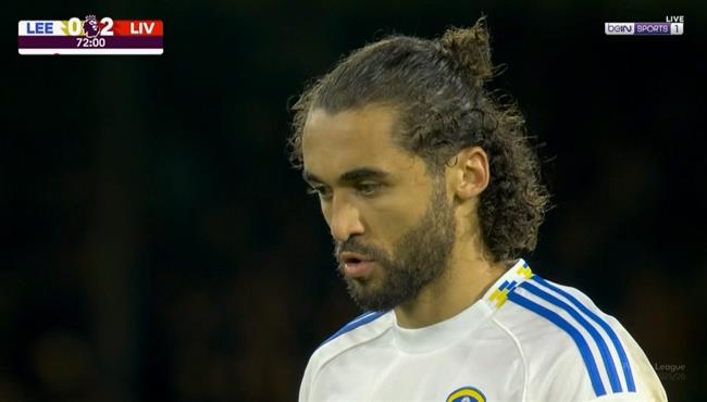 هدف ليدز يوناتيد الاول في مرمي ليفربول بالدوري الانجليزي