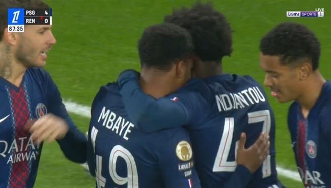 اهداف مباراة باريس سان جيرمان ورين في الدوري الفرنسي