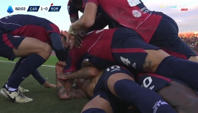 هدف فوز كالياري علي روما (10) الدوري الايطالي