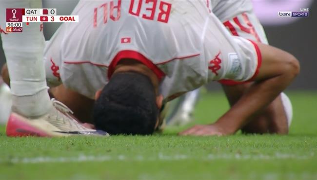 هدف تونس الثالث في مرمي قطر بكاس العرب