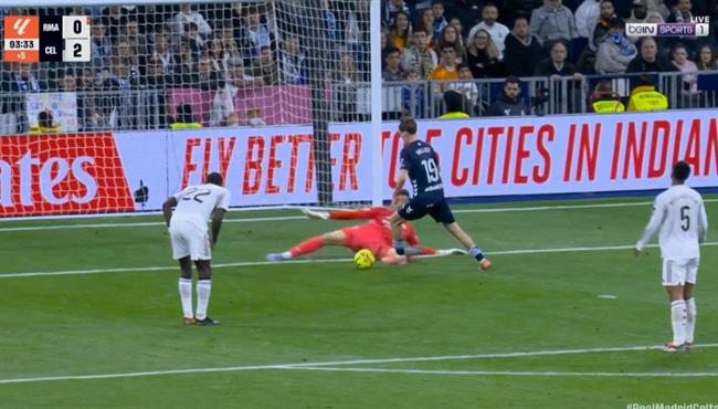 هدف سيلتا فيجو الثاني الرائع في مرمي ريال مدريد بالدوري الاسباني