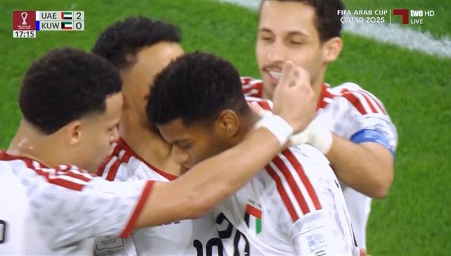 اهداف مباراة الامارات والكويت في كاس العرب