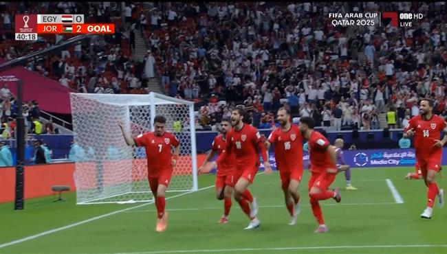 اهداف مباراة مصر والاردن في كأس العرب