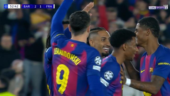 اهداف مباراة برشلونة واينتراخت فرانكفورت في دوري ابطال اوروبا