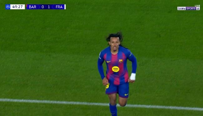 هدف جول كوندي الاول في مرمي اينتراخت فرانكفورت في دوري ابطال اوروبا