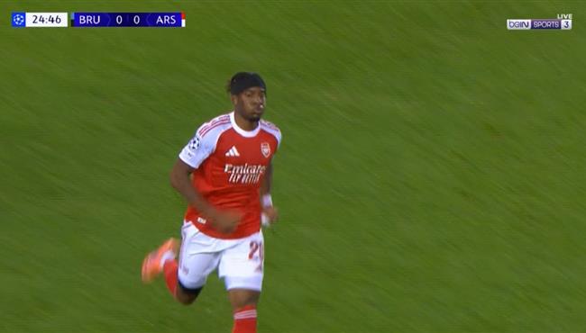 هدف ارسنال الاول في مرمي كلوب بروج بدوري ابطال اوروبا