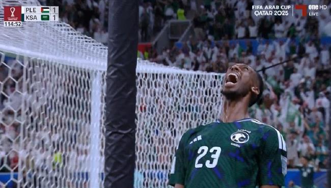 هدف السعودية الثاني في مرمي فلسطين بكاس العرب