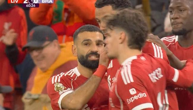 اهداف مباراة ليفربول وبرايتون في الدوري الانجليزي
