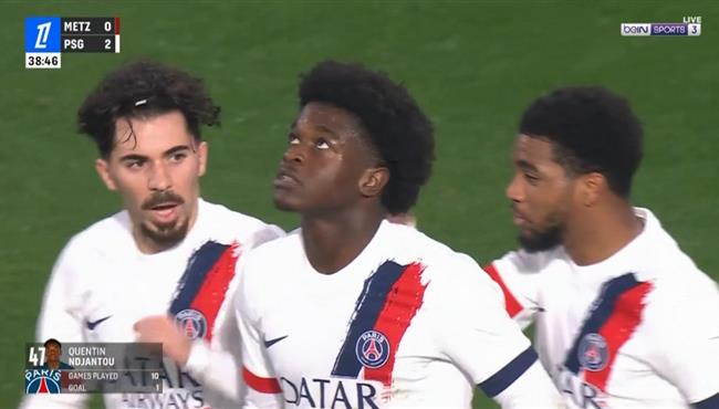 اهداف مباراة باريس سان جيرمان وميتز في الدوري الفرنسي