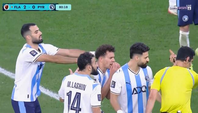 انفعال زلاكا علي الحكم في مباراة بيراميدز وفلامينجو بكأس إنتركونتيننتال