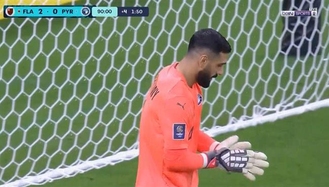 احمد الشناوي ينقذ هدف محقق لـ فلامينجو  امام بيراميدز بكأس إنتركونتيننتال