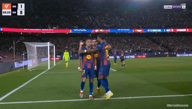 اهداف مباراة برشلونة واوساسونا في الدوري الاسباني