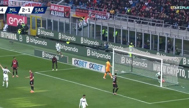 اهداف مباراة ميلان وساسولو (22) الدوري الايطالي