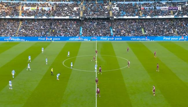 ملخص مباراة مانشستر سيتي ووست هام (30) الدوري الانجليزي